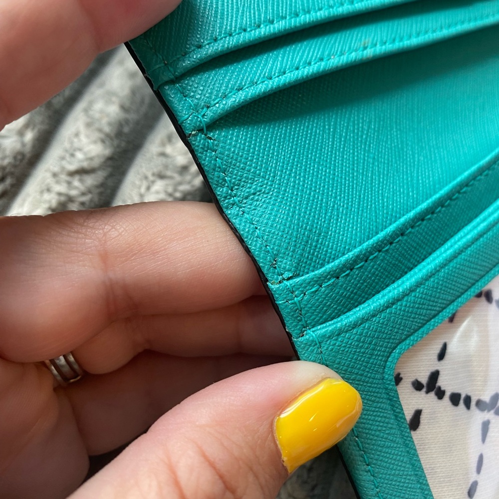 Turquoise Kate Spade Wallet - Picture 9 of 13